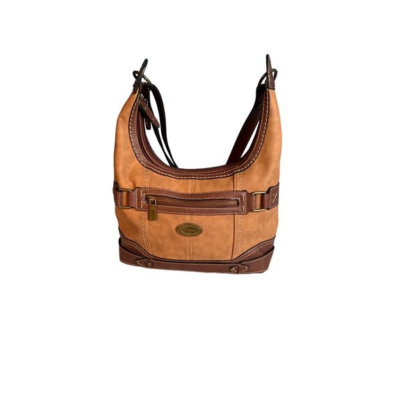 Concept brown medium shoulder bag - Picture 1 of 8